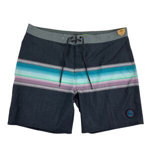Quiksilver Mens Surfsilk Highline Recycled 19" Board Shorts Charcoal Gray 40